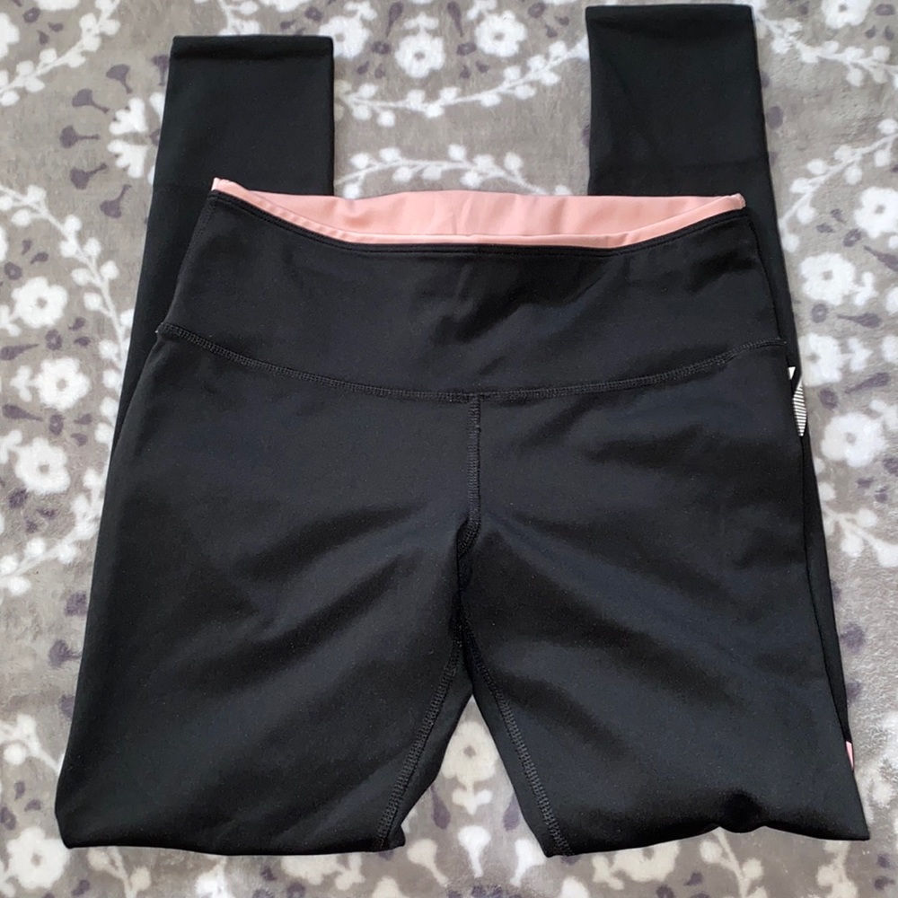 Black/Pink Puma Leggings